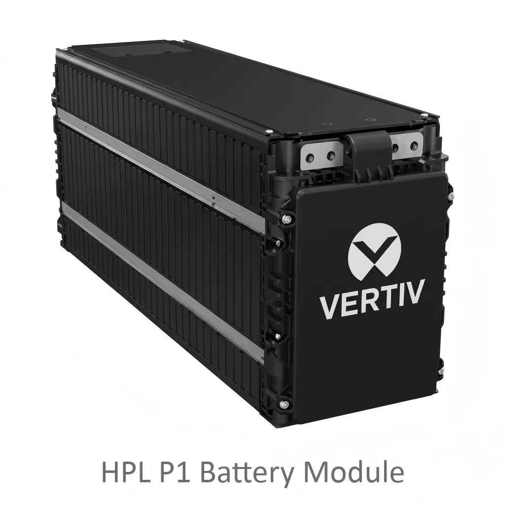 Individual Vertiv HPL P1 lithium battery module