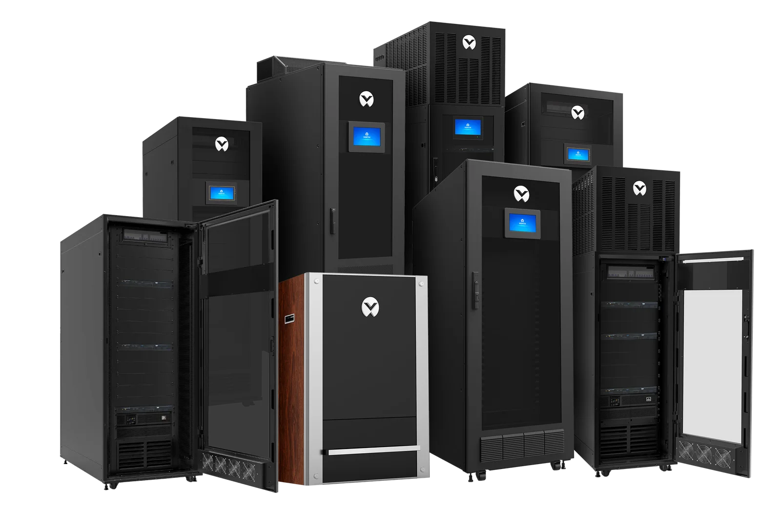 Multiple Vertiv SmartCabinet configurations